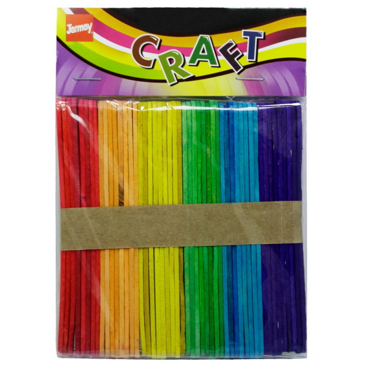 Craft Ice Cream Stick Coloured | Size: 4.5 Inch| Pack of 48 Pieces