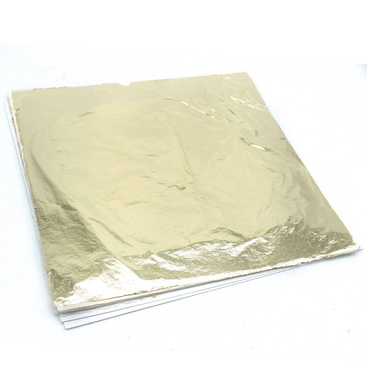 Gilding Gold Foil Paper (Pack Of 25 Sheets) (6x6 Inch)