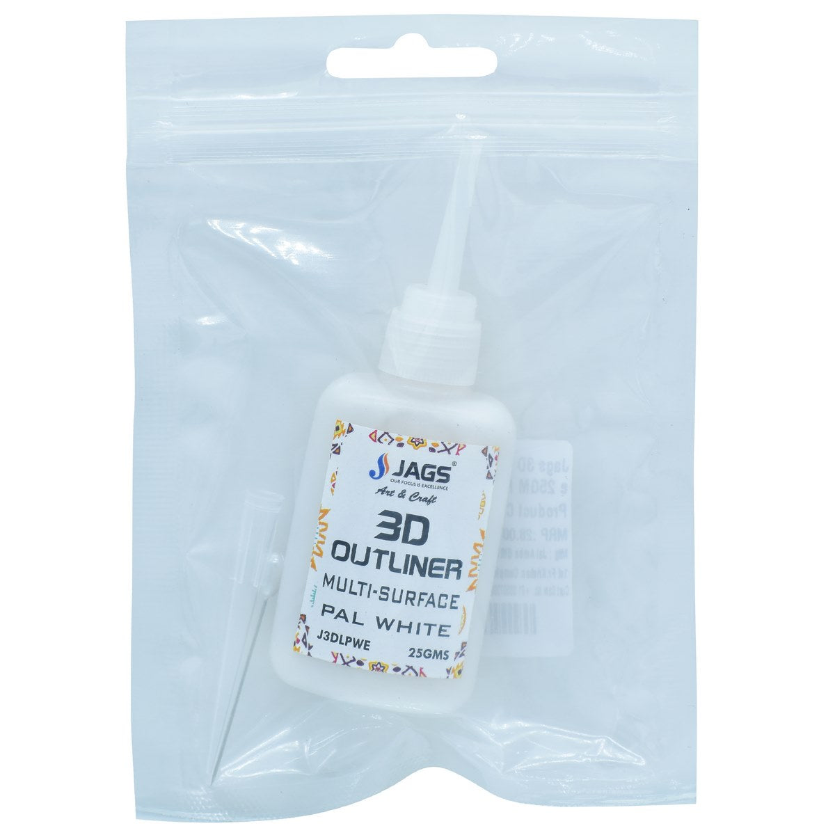 JAGS Multisurface 3D Outliner | Pal White | 25 Grams