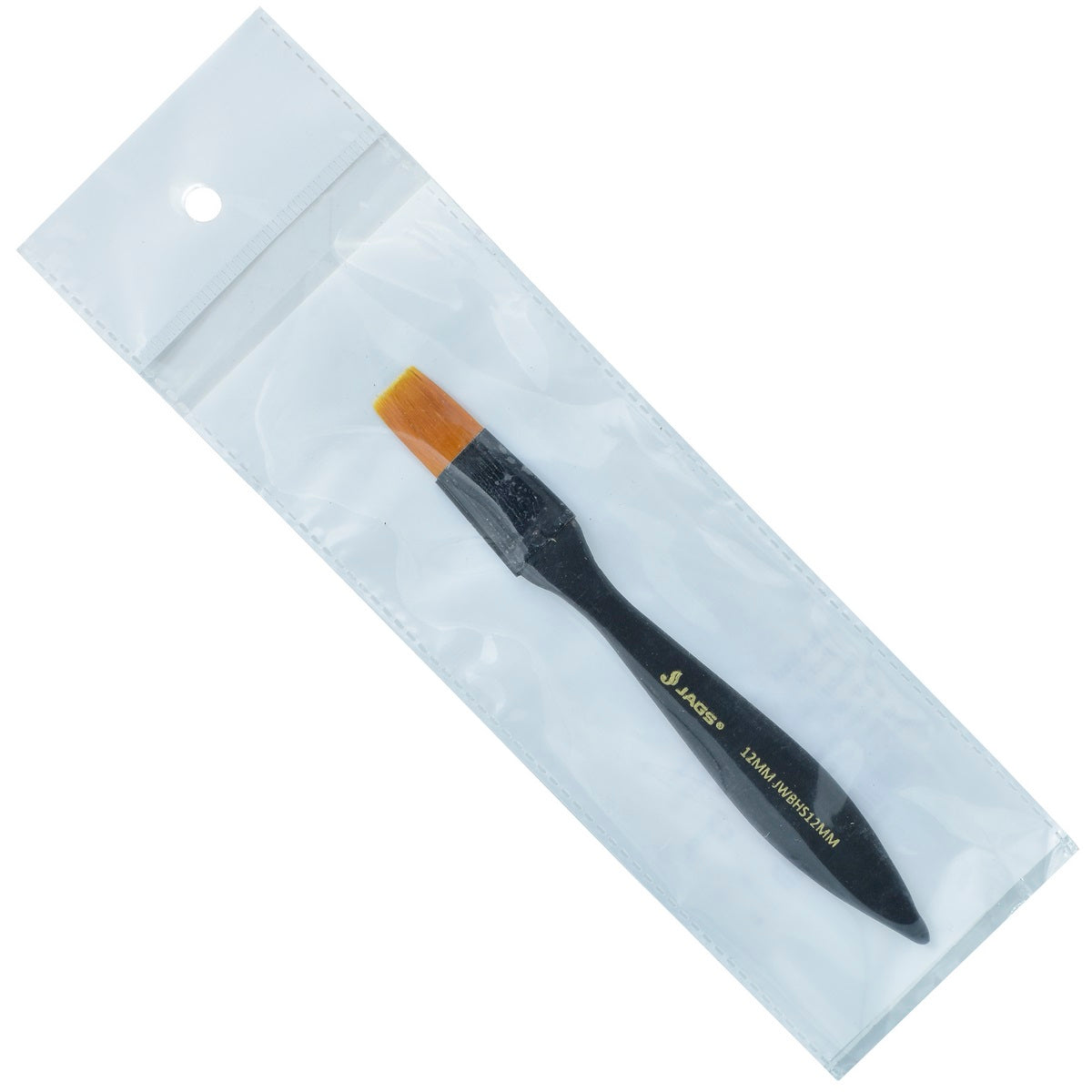 Synthetic Hair Flat Brush For Painting | 12 Mm | For Any Surface And Paint Type