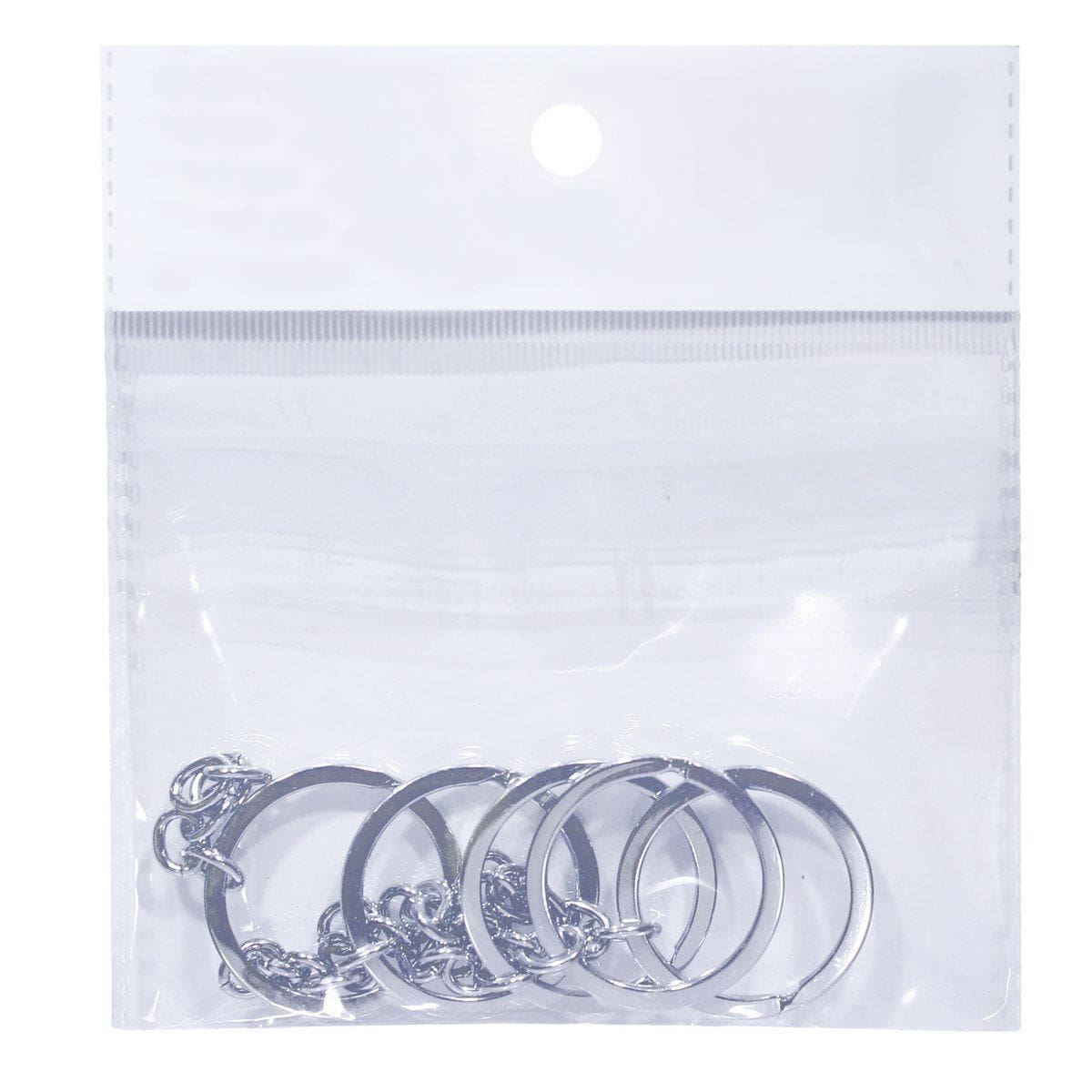 Keychain Ring Silver | Pack Of 12