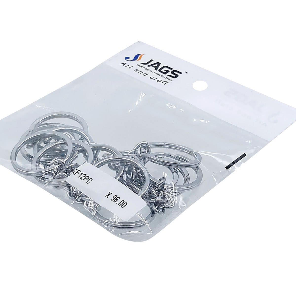 Keychain Ring Silver | Pack Of 12