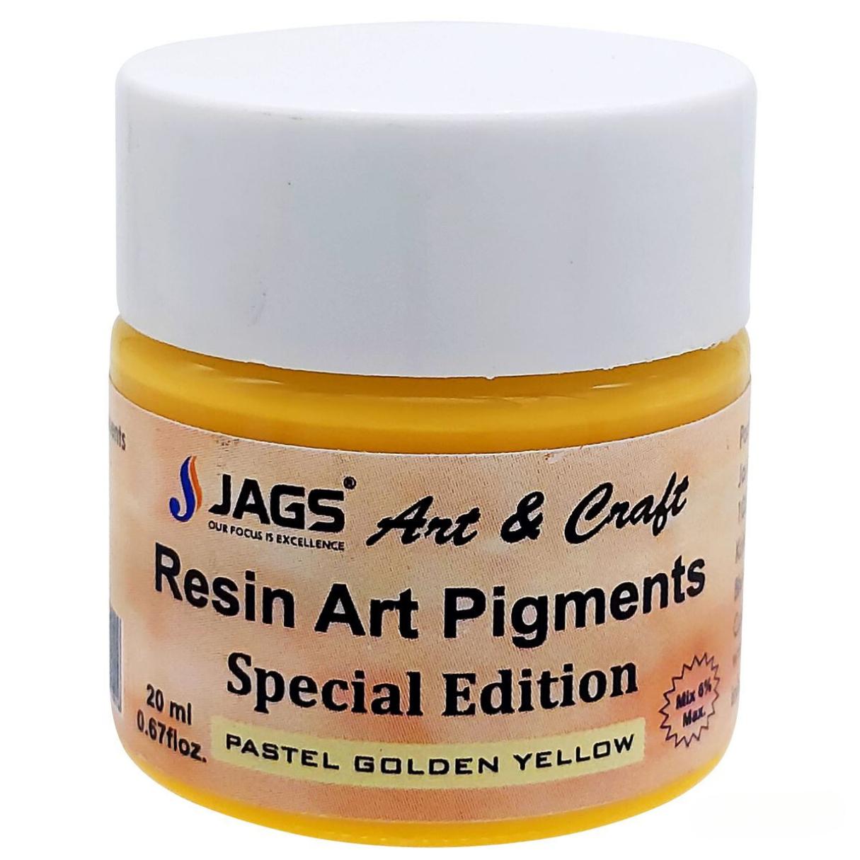 JAGS Opaque Pigment Paste For Resin Art | 20 Ml | Golden Yellow