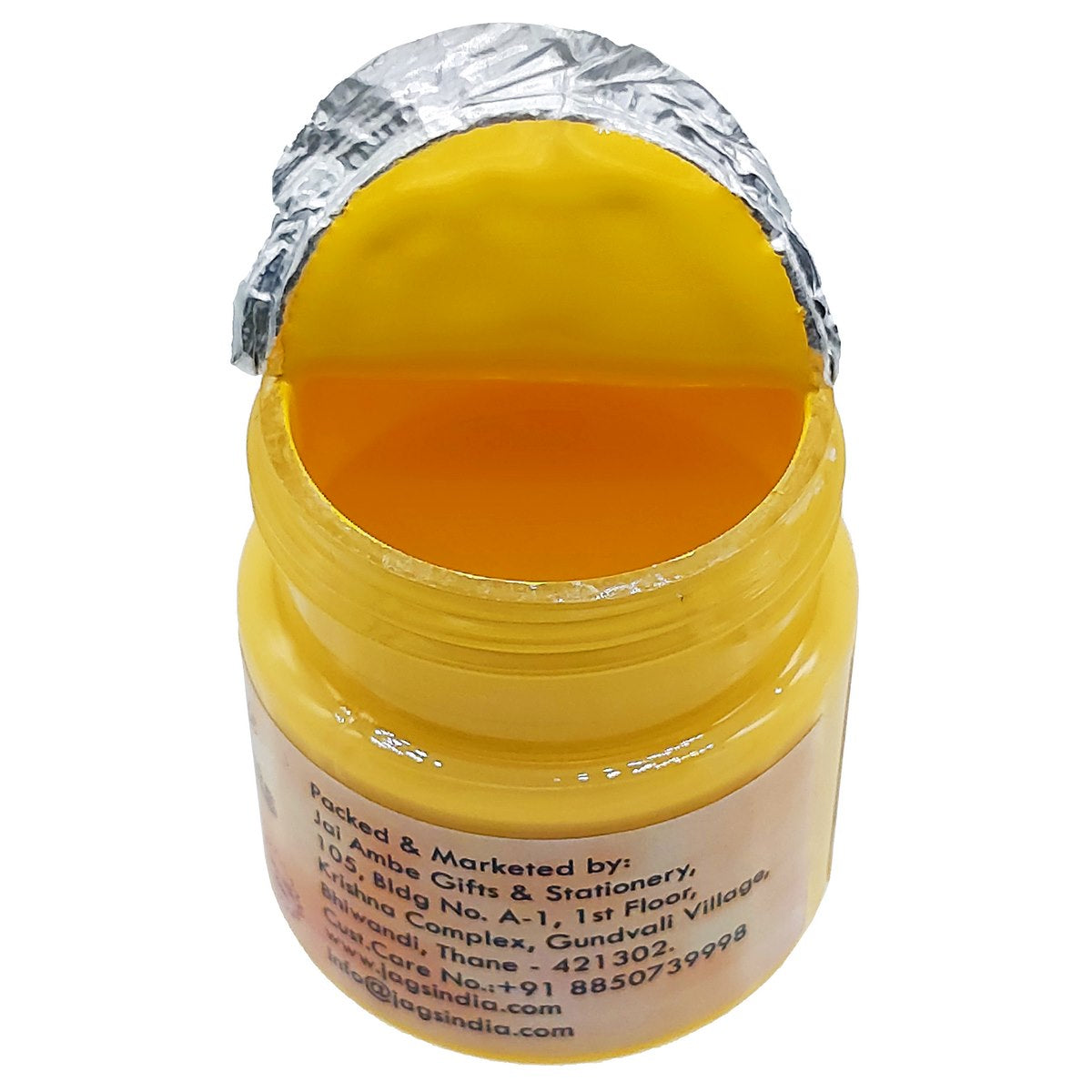 JAGS Opaque Pigment Paste For Resin Art | 20 Ml | Golden Yellow