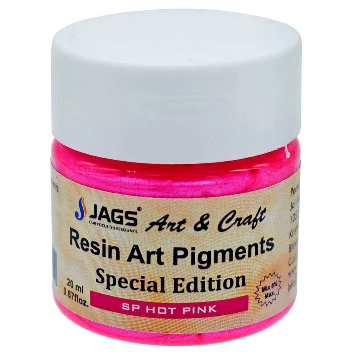 JAGS Opaque Pigment Paste For Resin Art | 20 Ml | SP Hot Pink