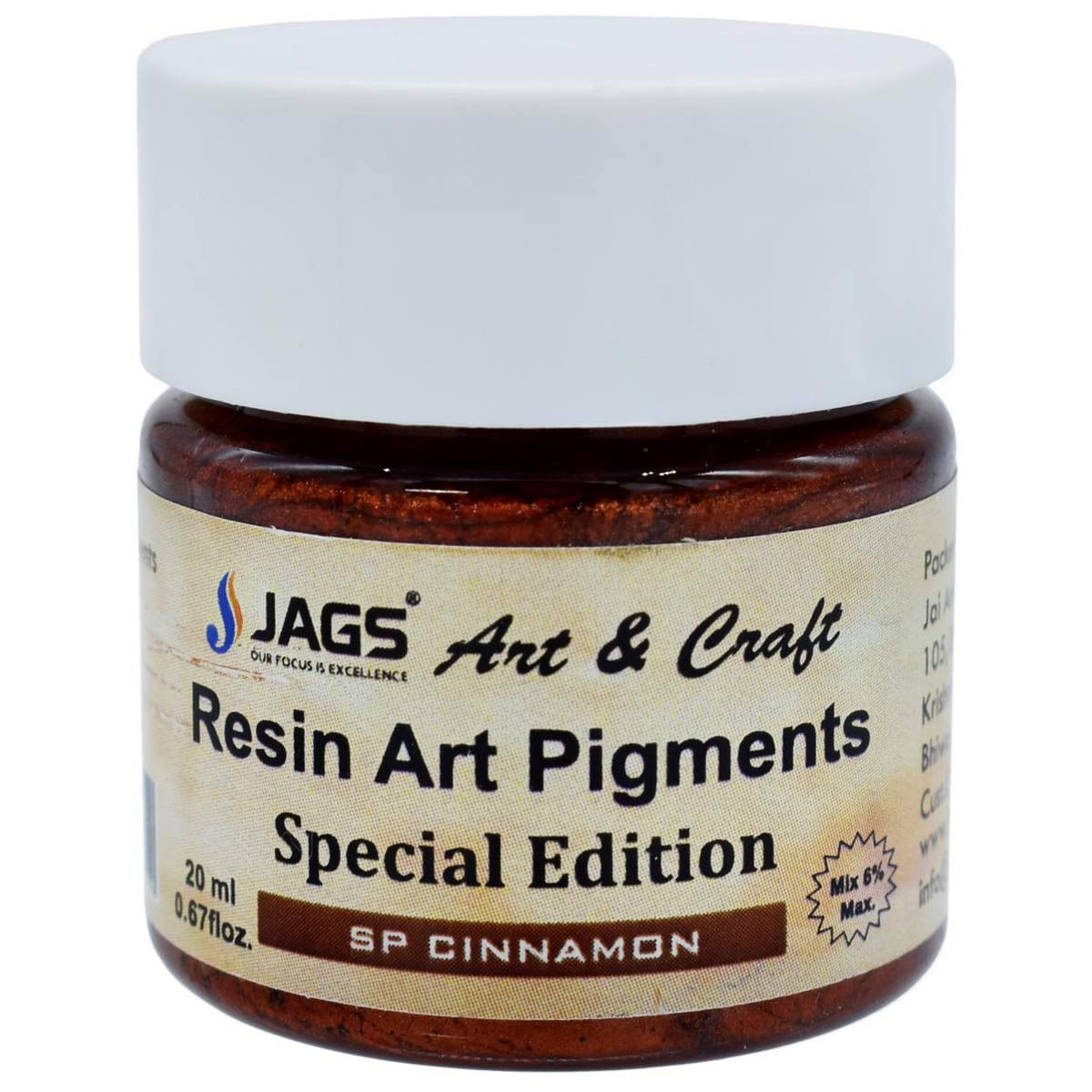JAGS Opaque Metallic Pigment Paste For Resin Art | 20 Ml | SP Cinnamon