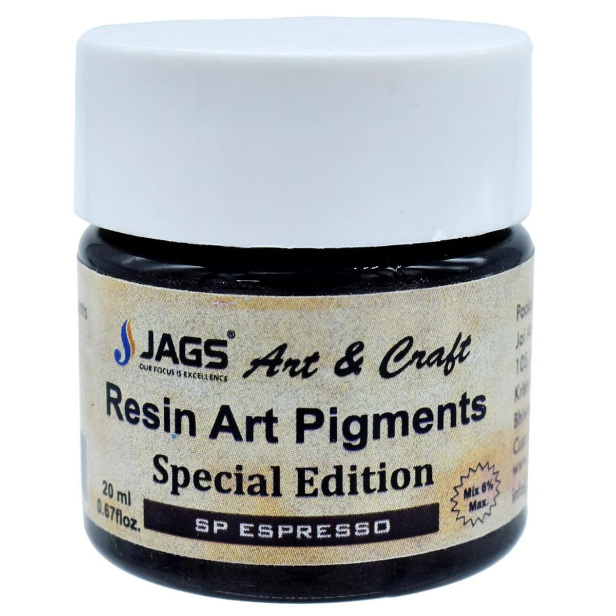 JAGS Opaque Pigment Paste For Resin Art | 20 Ml | SP Espresso