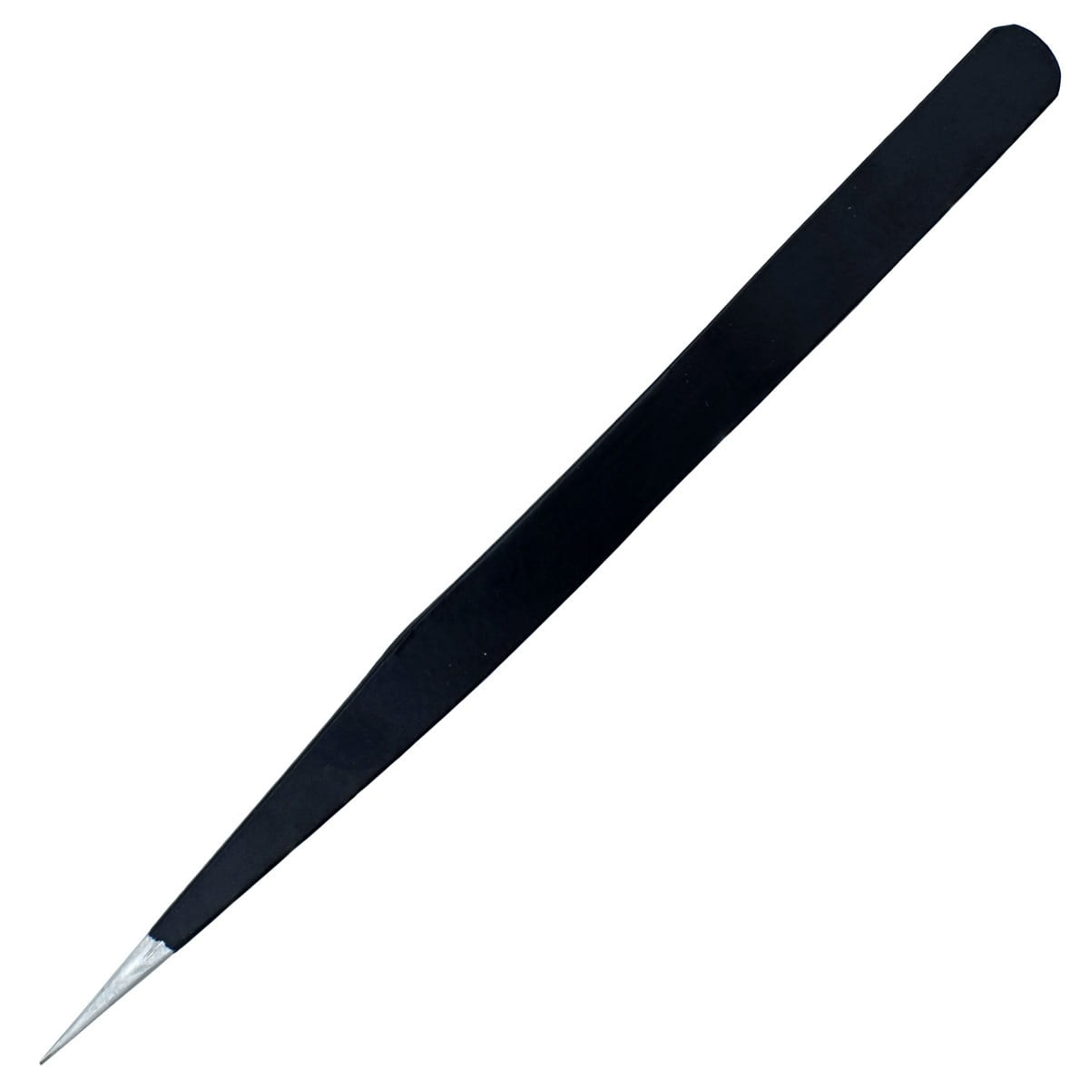 Sharp Pointed Dissecting Forceps (Tweezer) (1x1x14 Cm) | Black