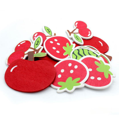 Wooden Mix Fruit Cut Outs | Pack Of 12 Pieces