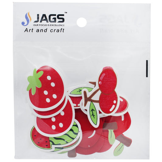 Wooden Mix Fruit Cut Outs | Pack Of 12 Pieces