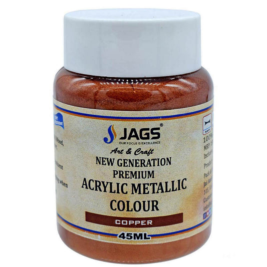 Premium Acrylic Metallic Colour | Copper | 45ml