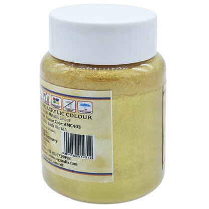 Premium Acrylic Metallic Colour | Gold Plus | 45ml