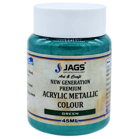 Premium Acrylic Metallic Colour | Green | 45ml