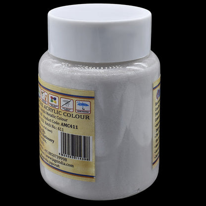 Premium Acrylic Metallic Colour | Silver | 45ml