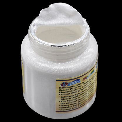 Premium Acrylic Metallic Colour | Special Silver Leaf | 45ml