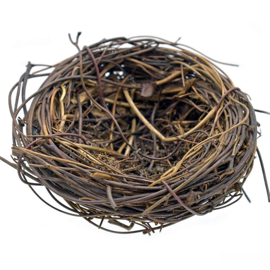 Handmade Bird Nest Round | 6 Cm | Brown