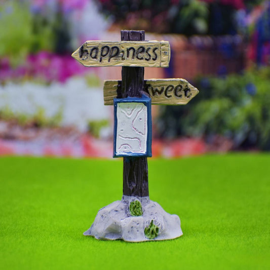 Miniature Happiness Sweet Board | 3x6x2 Cm | Dollhouse Decor And Accessories