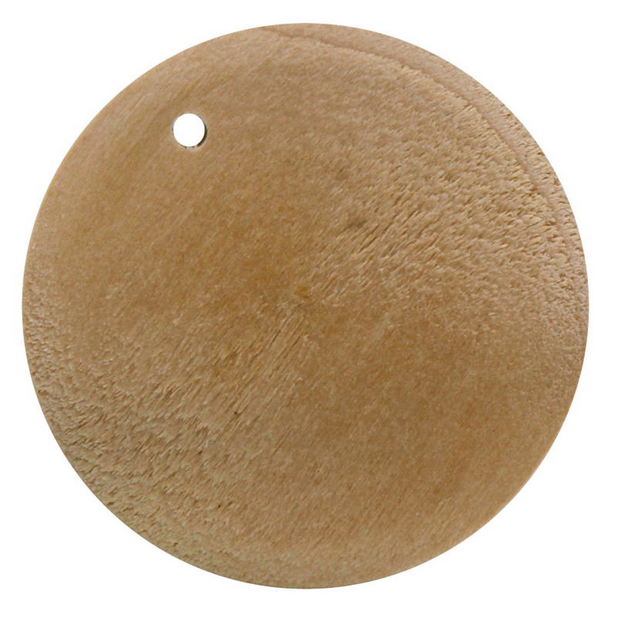 Wooden Pendant | 35 Mm | Pack Of 6