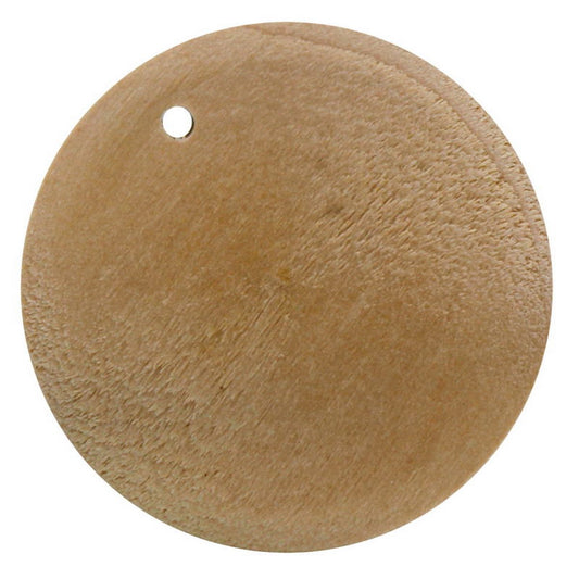 Wooden Pendant | 35 Mm | Pack Of 6