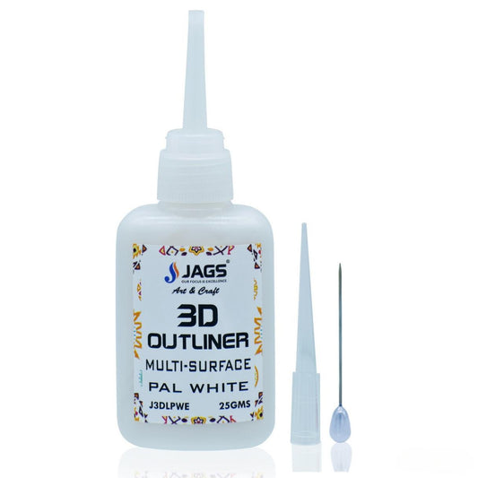 JAGS Multisurface 3D Outliner | Pal White | 25 Grams
