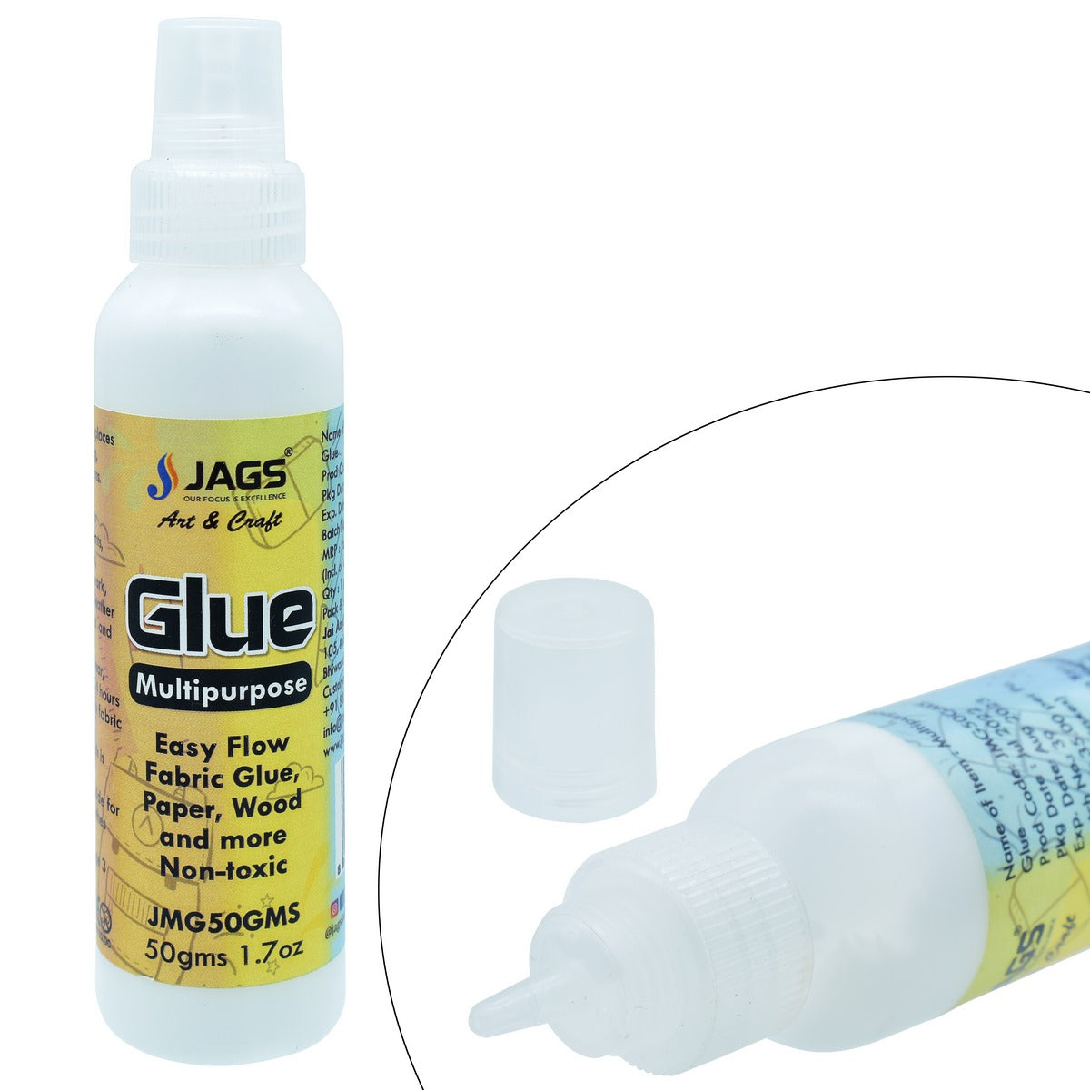 Multipurpose Craft Glue | 50 Grams | For Paper, Wood & Fabric