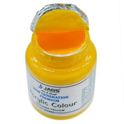 Premium Acrylic Colour Paint | Golden Yellow | 40 Ml