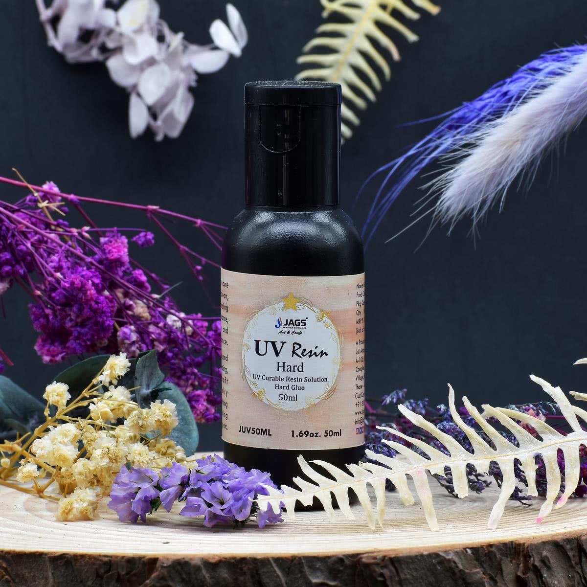 Crystal Clear UV Resin - 50 Ml - Hard Transparent Glue