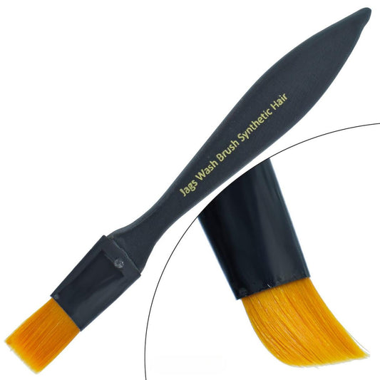Synthetic Hair Flat Brush For Painting | 12 Mm | For Any Surface And Paint Type