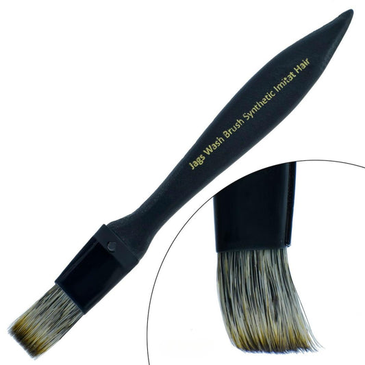 Synthetic Hair Flat Brush For Painting | 12 Mm | For Any Surface And Paint Type