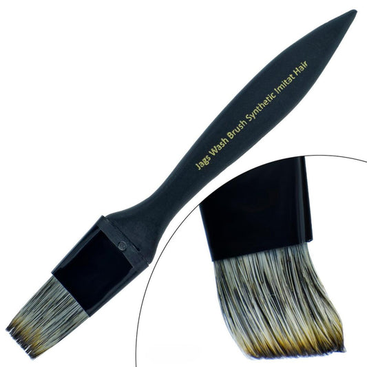 Synthetic Hair Flat Brush For Painting | 18 Mm | For Any Surface And Paint Type