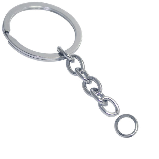 Keychain Ring Silver | Pack Of 12