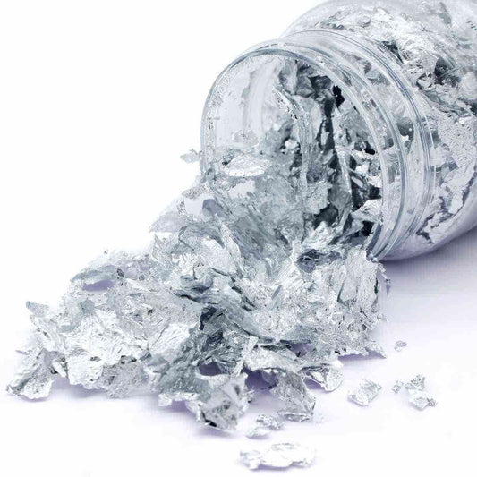 Gilding Flakes 25 Grams | Silver