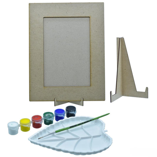 MDF DIY Painting Photo Frame Kit | 8.5x6.5 Inch