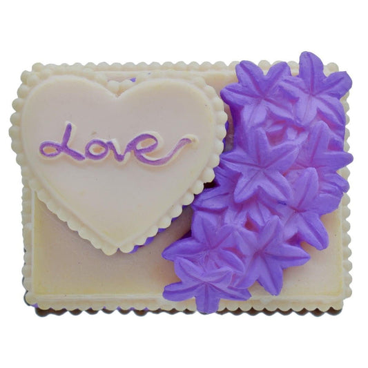 Miniature Love Theme Cake | 3.5x2.5x2 Cm | Dollhouse Decor And Accessories