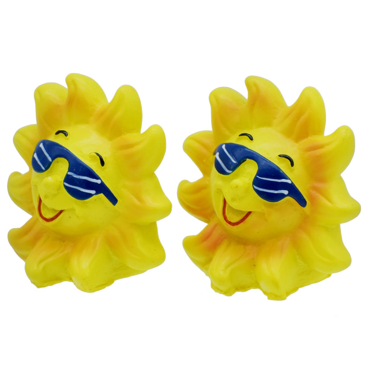 Miniature Model Sun | Pack Of 2 | 3x2.5x3.5 cm | Dollhouse Decor And Accessories
