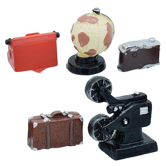 Miniature Model Vintage Collection | Pack Of 5 | 2x1.5x3.5 cm | Dollhouse Decor And Accessories
