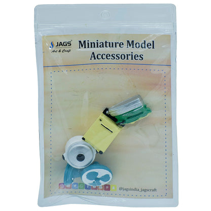 Miniature Washing Machine, Fan, Iron And Cooker Pack Of 4 | 2x1.5x1.5 Cm