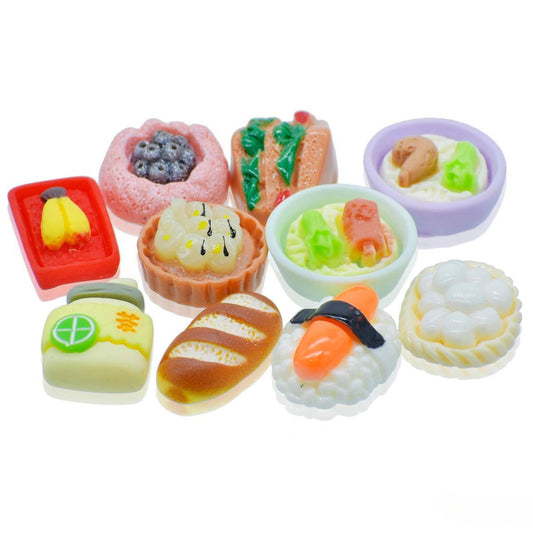 Miniature Model Mix Junk Food | Pack Of 10 | Dollhouse Decor And Accessories