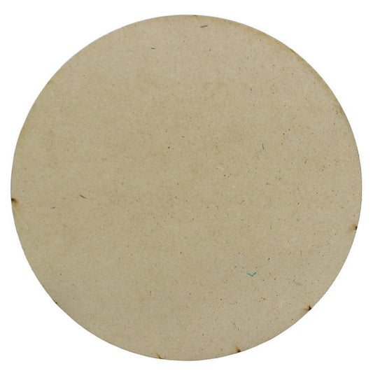4 Inch Round MDF Wooden Coasters | 4 Mm Thick | Pack Of 4