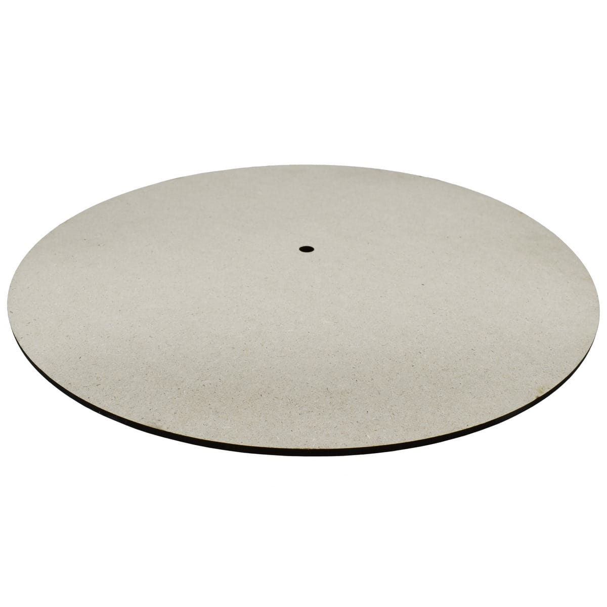 MDF Plate Round With Hole 16 Inch