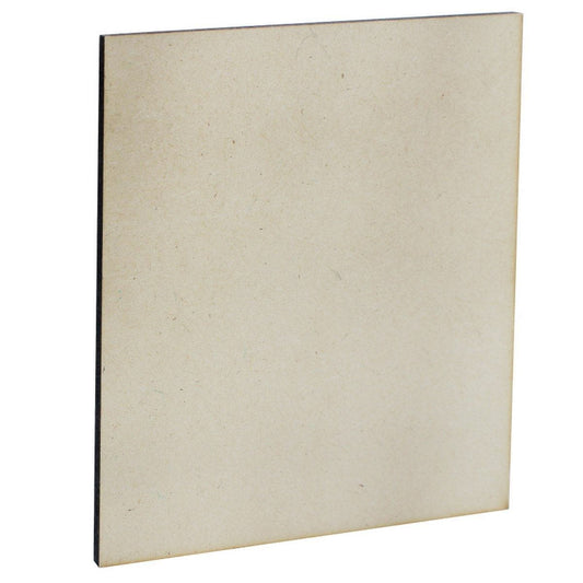 Square MDF Board For Lippan Art And Mandala Art | 4 Mm Thick | Pack Of 4 | 7 Inch
