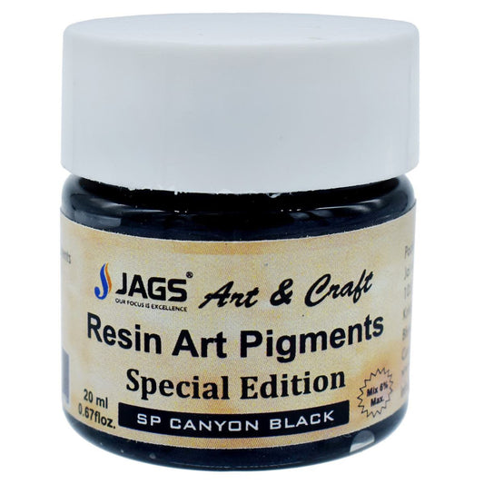 JAGS Opaque Pigment Paste For Resin Art | 20 Ml | SP Canyon Black