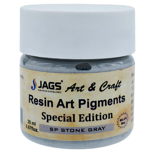 JAGS Opaque Metallic Pigment Paste For Resin Art | 20 Ml | SP Stone Gray