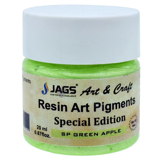 JAGS Opaque Metallic Pigment Paste For Resin Art | 20 Ml | SP Green Apple