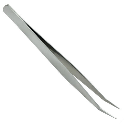 Sharp And Pointed Dissecting Forceps Curved (Tweezer) (Size; 1x15x1 Cm)